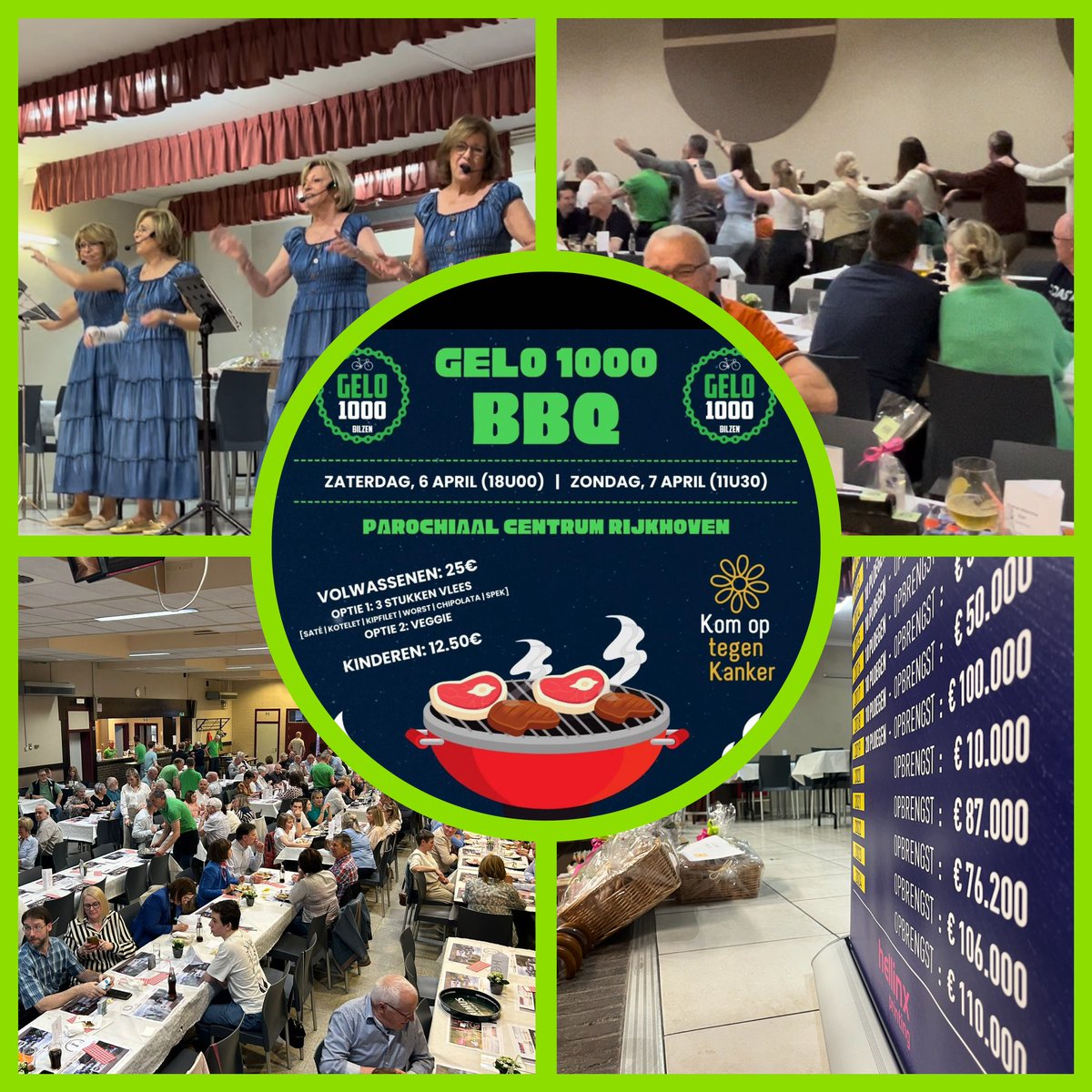 Afgelopen WE organiseerden wij, als @gelo_1000, onze 16de BBQ en dit weer volledig tvv van #KOTK. Een voltreffer, dus extra centjes in het laatje voor @komop_tgkanker. Dank aan alle deelnemers, sympathisanten en helpers. Mechelen, we komen er aan! 
🧤 #1000km #teamgreen 🚴