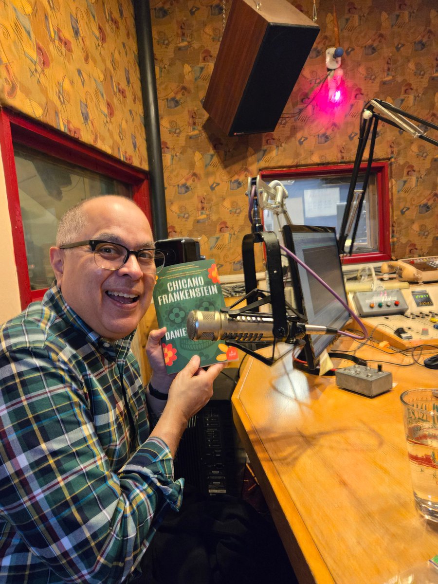 olivasdan's tweet image. Ken Jones, host of #KBOO's Jonesy in #Portland, interviewed me about my new novel, Chicano Frankenstein, this weekend. The show will air on April 11 (see link). What wonderful questions from a fellow #Stanford (and Chaparral magazine) alum. kboo.fm/media/120916-d… #writinglife