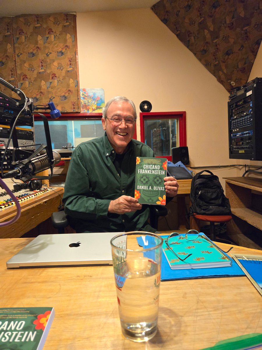 olivasdan's tweet image. Ken Jones, host of #KBOO's Jonesy in #Portland, interviewed me about my new novel, Chicano Frankenstein, this weekend. The show will air on April 11 (see link). What wonderful questions from a fellow #Stanford (and Chaparral magazine) alum. kboo.fm/media/120916-d… #writinglife