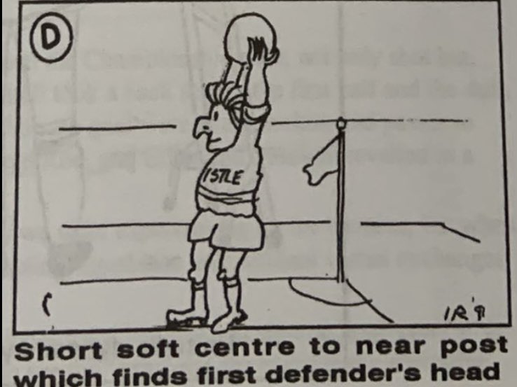 cartoon from a 1994 @TheSquareBall shows that shit corners are just on our DNA and we might as well accept it #lufc