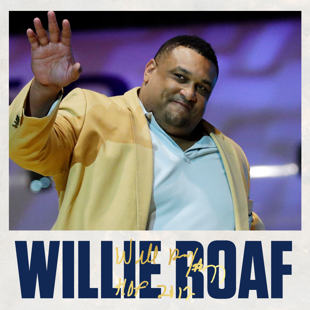 We provided hints earlier this week. Now we can say that the subject of this week's #GoldJacketSpotlight is @Willie_Roaf! Full story: profootballhof.me/GJSRoaf