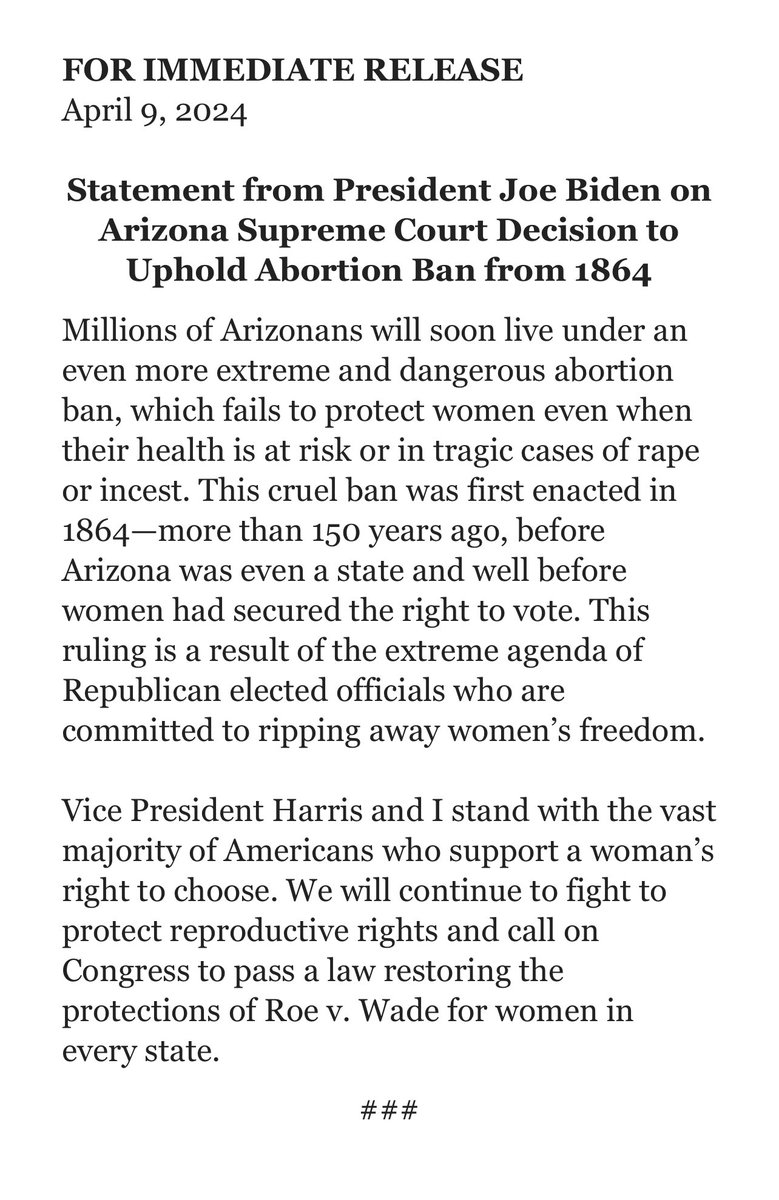 Thank you for having Arizona’s back President <a href="/JoeBiden/">Joe Biden</a> and Vice President <a href="/KamalaHarris/">Kamala Harris</a>!