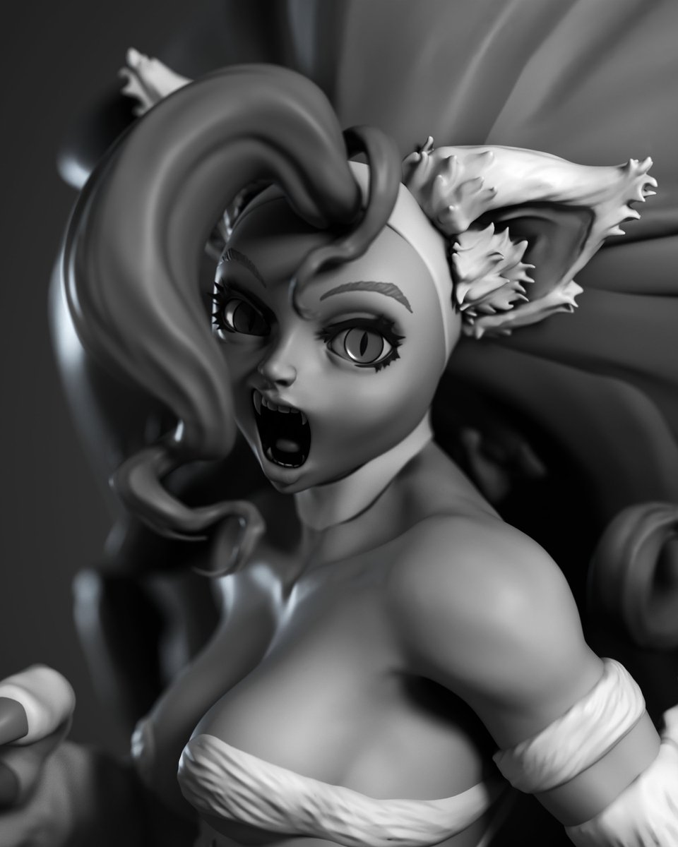 Felicia 3D sculpture - WIP