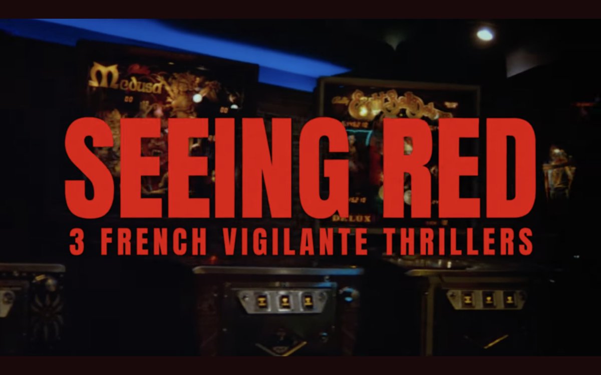 Our SEEING RED Blu-ray collection of early '80s French urban revenge thrillers streets 5/7. The series trailer, cut by Nathan Boone to Bernard Lavilliers's rockin' STREET OF THE DAMNED score, gives you a good taste of what's in store... 👉 youtu.be/oc-SGiPOx6c