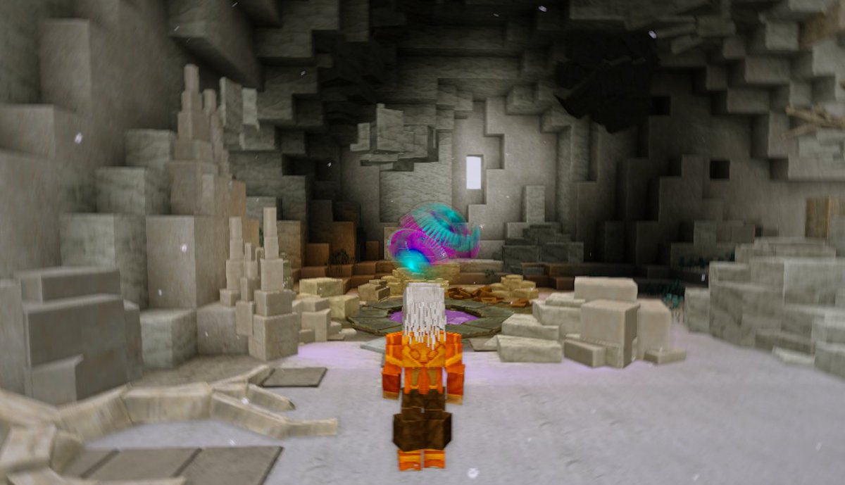 1339Pepi's tweet photo. Hey!! It's #PortfolioDay !! My name is Alejandro, and I'm currently developing a whole Videogame inside of Minecraft Java Vanilla. That means with no mods at all.

Even the Shading is vanilla https://t.co/ov2PJ5lIAR