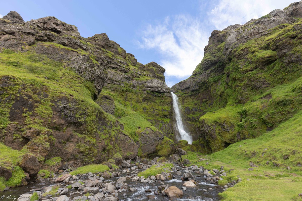 #Iceland winter vs summer #offthebeatentrack #waterfall #foss