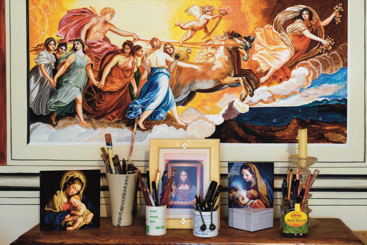 RawVisionMag's tweet photo. Dive into the inspiring story of Robbie Burns in Raw Vision 118: a self-taught artist who transformed his council house into a Renaissance masterpiece.
https://t.co/jLFM3UiKyO
#robbieburns #outsiderart #selftaughtart #alternativeart #artenvironment #artmagazine #rawvision https://t.co/0x0uyUplMK