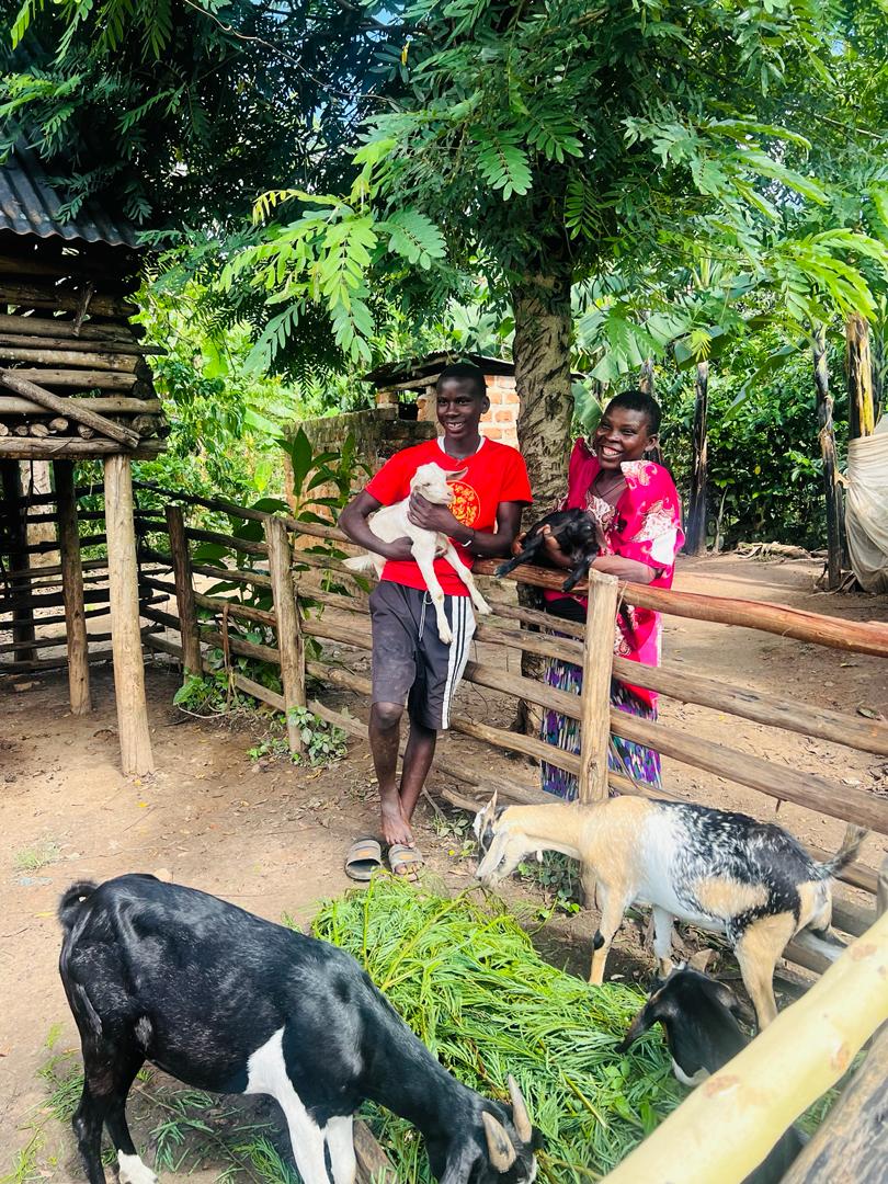 Transforming lives one goat at a time! @RaisingTeensUg2 livelihood program is empowering boys and girls like Mukisa to access education by providing sustainable income sources. From Primary 5 to S.1, his journey inspires us all. #GoatProject #EducationForAll @GirlsFirstFund
