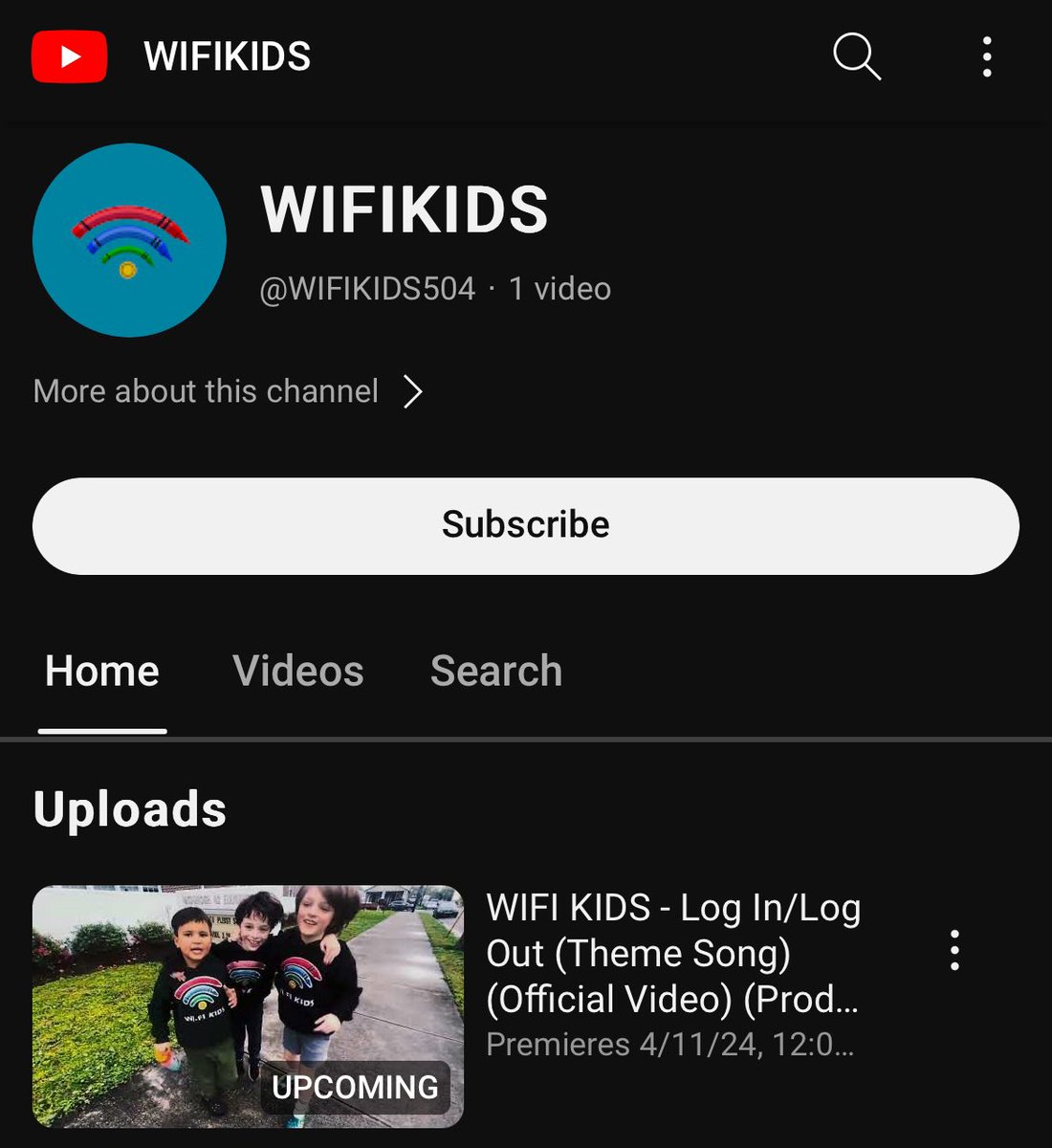 Good News. The @_WIFIKIDS will be premiering the official music video for their Log In/Log Out (Theme Song) on Thurs!! Give the little guys a sub and help them keep innovating in web 3! youtube.com/watch?v=0XsE3w…