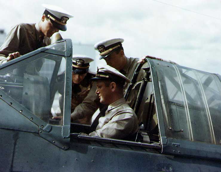 Lieutenant Walter A. Haas in the cockpit of a F2A Buffalo aircraft, Miami, Florida, United States, 9 Apr 1943 

#warbirds #ww2 #wwii #worldwar2