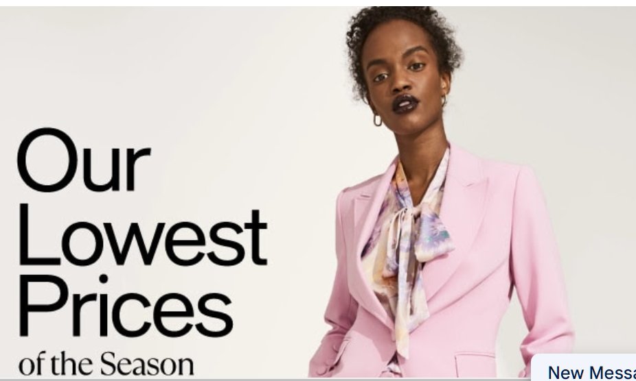 From Macys: Is she supposed to be attractive?