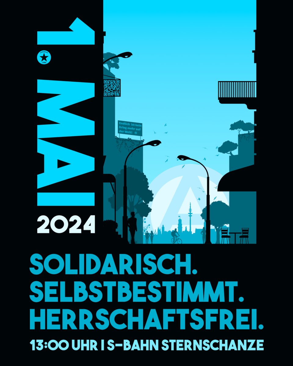 Solidarisch. Selbstbestimmt. Herrschaftsfei.
So gehen wir seit 5 Jahren am #1Mai in #Hamburg auf die Straße. Auch dieses Jahr setzen wir den #hh0105 unter schwarze Fahnen. Lest unseren Aufruf hier:
sr1m.blackblogs.org/1-mai/1-mai-20…
Und checkt den Thread für unseren #Veranstaltungsmonat.
Ⓐ