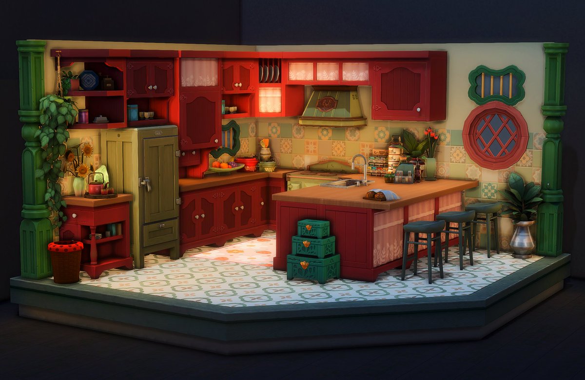 a strawberry inspired kitchen🫶
#EAPartner #TheSims4 #ShowUsYourBuilds