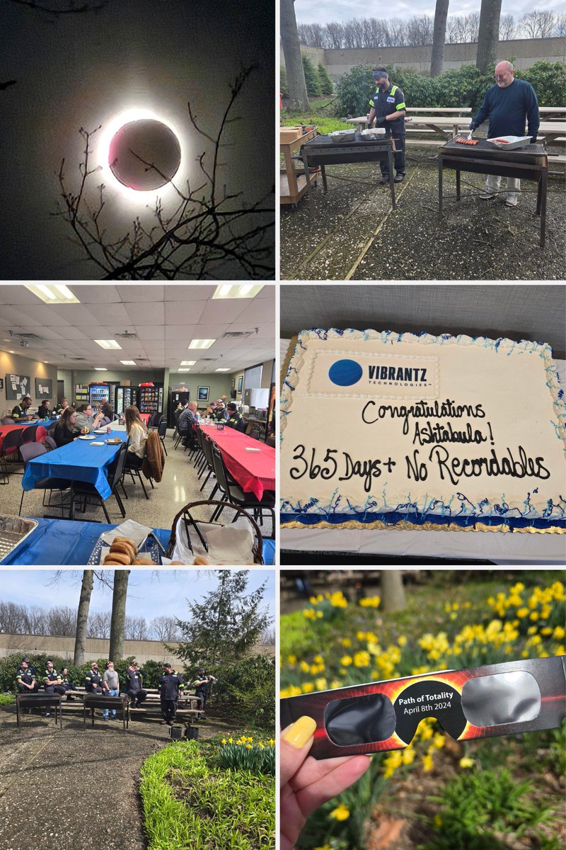 Our Ashtabula site celebrated the solar eclipse and a safety milestone yesterday with a viewing party. The team will donate their eclipse glasses to schools in South America via Eclipse Glasses USA LLC to support educational initiatives