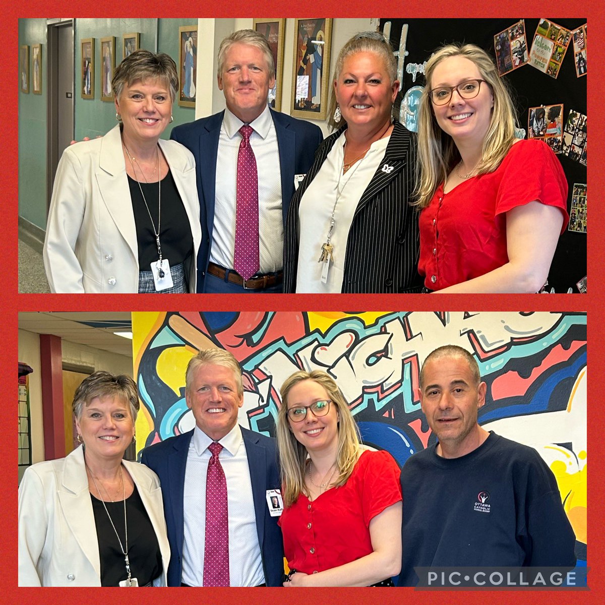 Always such a pleasure to welcome our Superintendent of Schools <a href="/seankellyottawa/">𝕊𝕖𝕒𝕟 𝕂𝕖𝕝𝕝𝕪</a> to our <a href="/StMichaelOCSB/">St. Michael School (Ottawa)</a> community. We were also truly honored to have Associate Director @MDonaghyOCSB drop by to talk about the great things happening in our school ♥️ <a href="/MmeMicheline/">Mme Micheline</a> <a href="/OttCatholicSB/">Ottawa Catholic School Board</a>