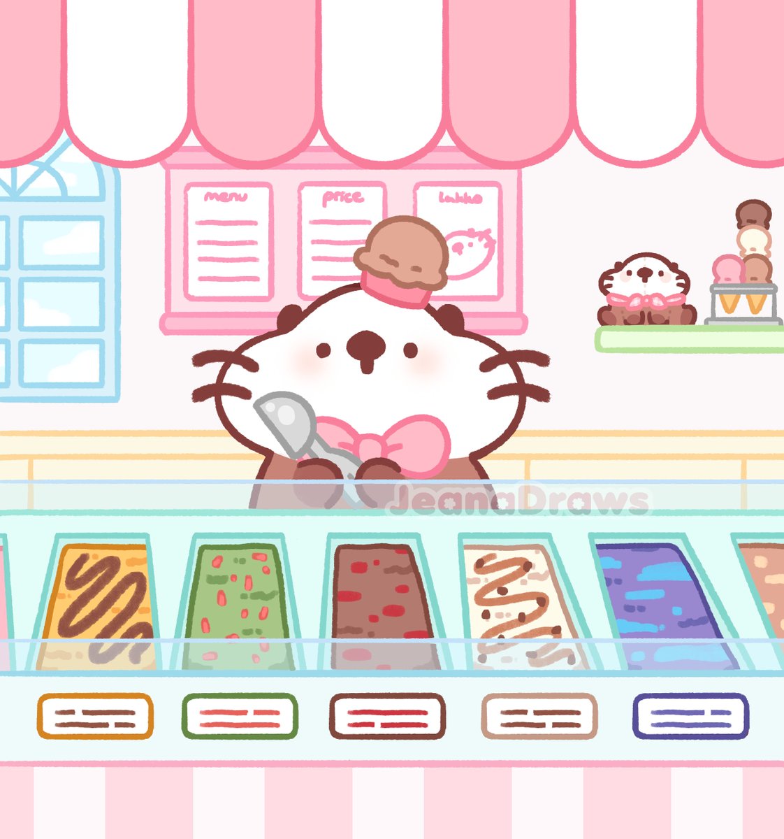 JeanaDraws's tweet image. hi #PortfolioDay ~
my name is jeana and i'm an illustrator and small biz owner! i love drawing otters and designing cute merch including apparel, bags, plushies and more ๐ฆฆ
๐๏ธ: jeanadraws.com
๐: jeanadraws.carrd.co