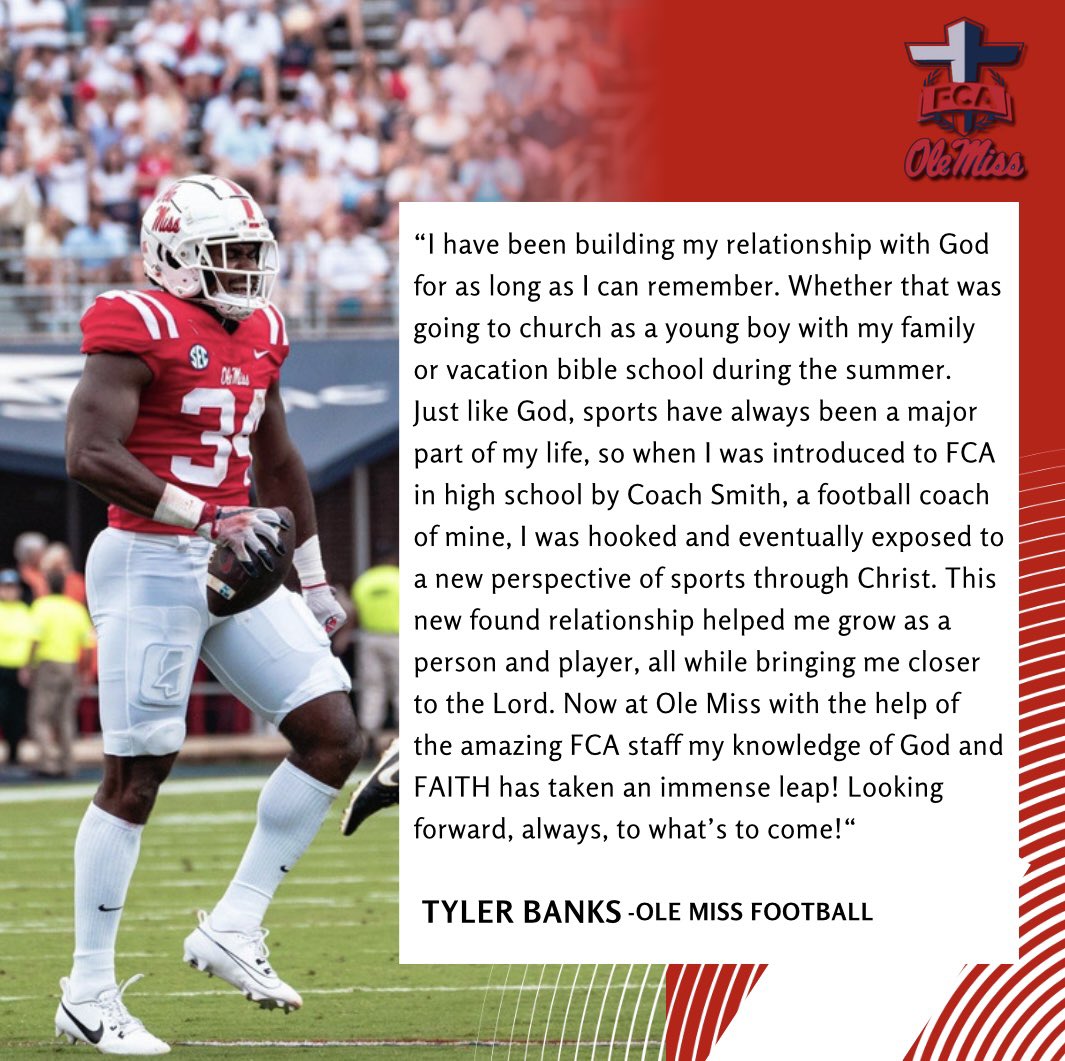 It’s Testimony Tuesday! Check out this awesome story from Tyler‼️ #olemissfca
