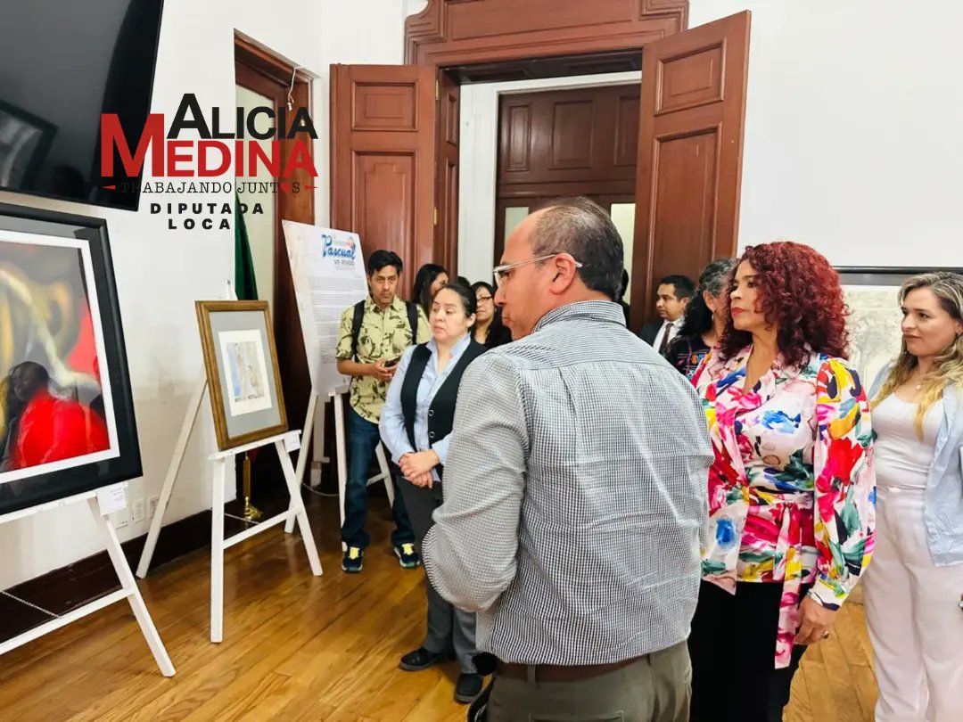 Inauguración de la Exposición del Acervo de la Fundación Cultural 'Trabajadores de Pascual y del Arte', A.C.
'Colección Pascual: Un atisbo'. 

#TrabajandoJuntos 🤝🏻