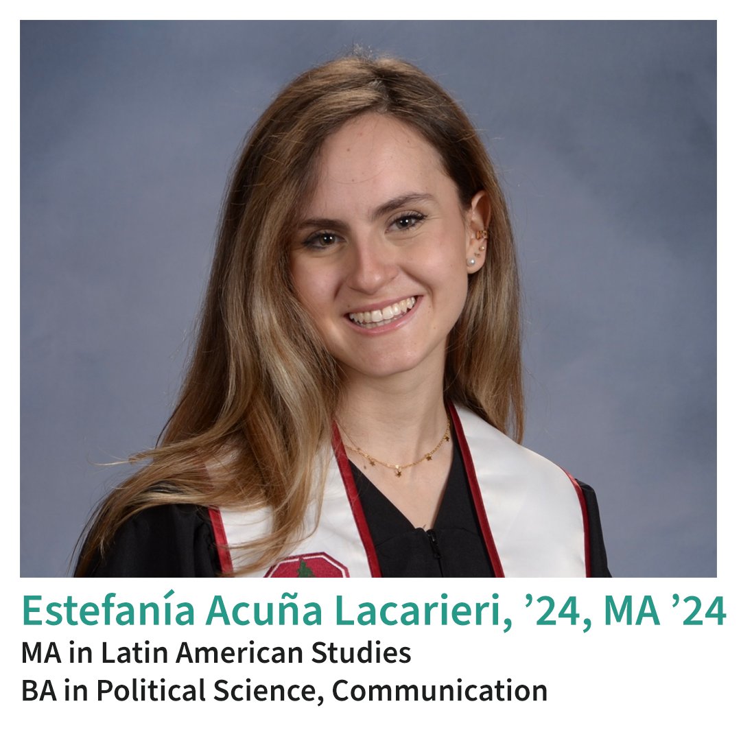 Join us in congratulating @StanfordCLAS M.A. in LAS Student Estefanía Acuña Lacarieri on being awarded a @haascenter Tom Ford Fellowship in Philanthropy clas.stanford.edu/news/congratul…