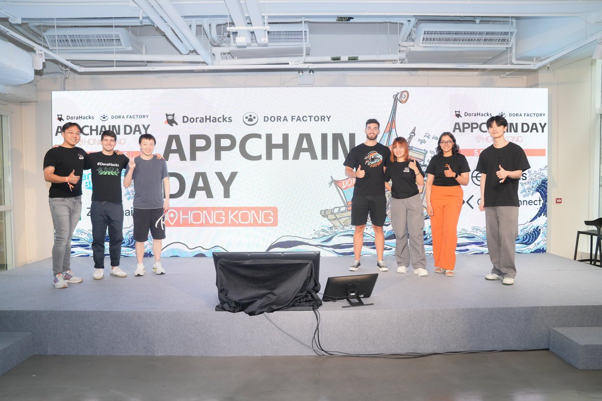 Finally, would love to just say how bullish I am on Dora and our Appchain Thesis.

Very special to MC our 2nd @AppchainDay in HK. For the next one, we promise to look into even better speakers and soundproofing options, vs just me attempting to police the noise (pictured below)