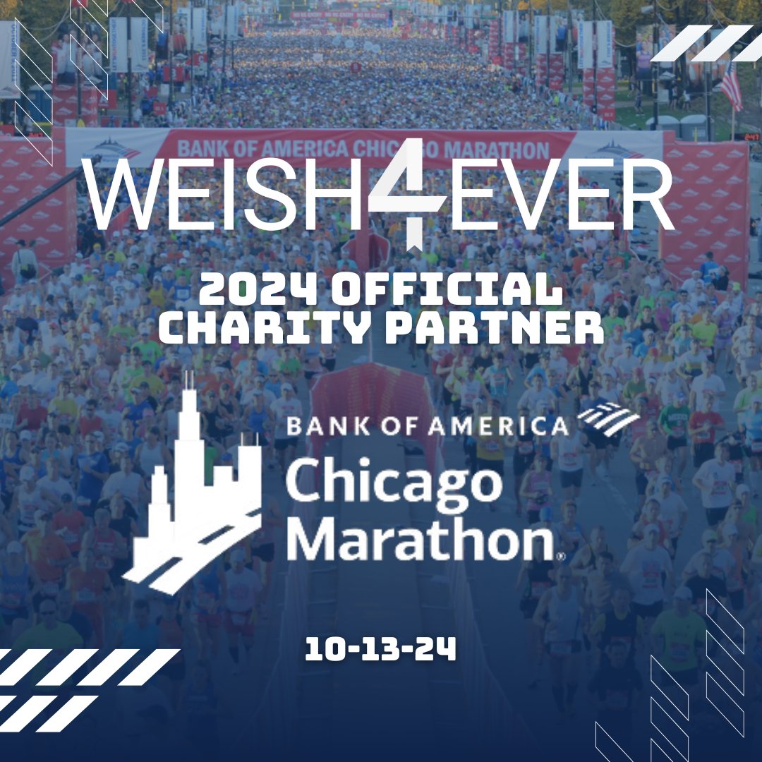 We are THRILLED to announce we are an official 2024 charity partner of the @ChiMarathon! We have an incredible team of runners dedicating their time and strength to our mission of #PayingItForward. Want to get involved with Team Weish4Ever? Reach out at info@weish4ever.org!