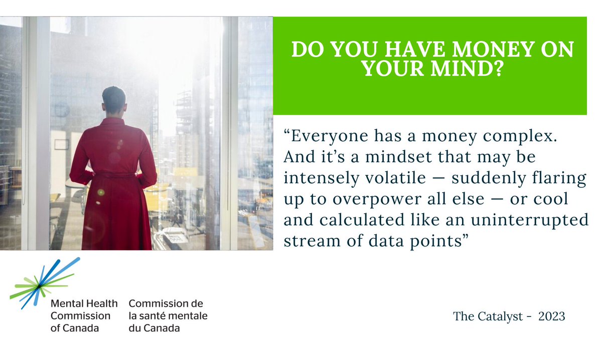 Uncertain financial futures are taking a toll on our mental health. We look at the link in this series from our magazine, The Catalyst. #FinancialHealth bit.ly/3QLgcWt