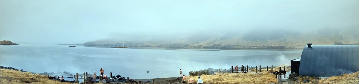 Iceland lived up to expectations and a whole lot more... today's trip to Hvammsvìk hot springs...