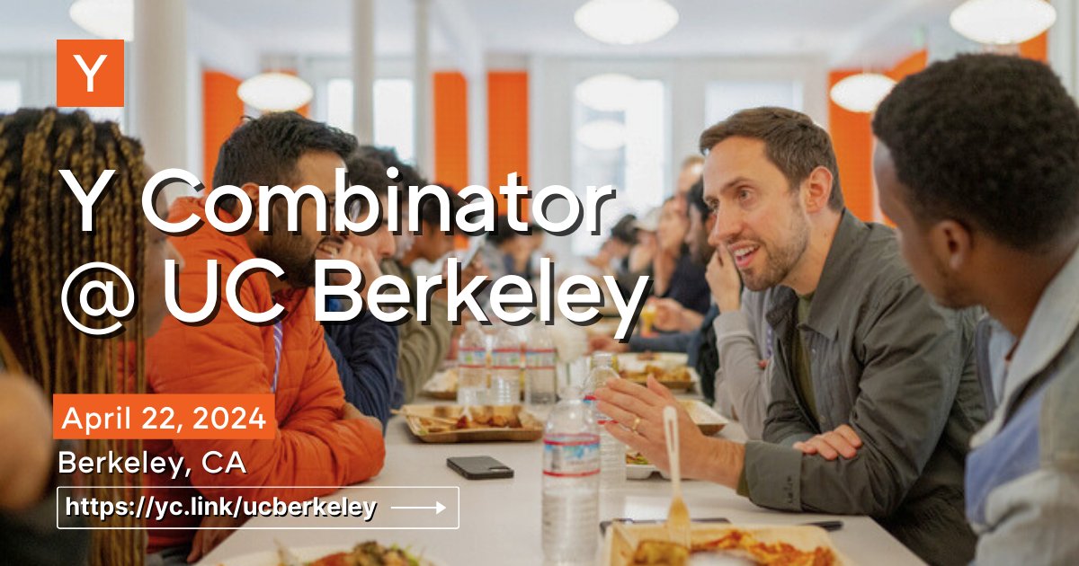 Y Combinator is coming to UC Berkeley on April 22! The  Cognitive Science Entrepreneurship Program welcomes Tyler Bosmeny <a href="/bosmeny/">Tyler Bosmeny</a> from YCombinator who will talk about co-founding Clever and B2B sales. Register: events.ycombinator.com/ucberkeley-424