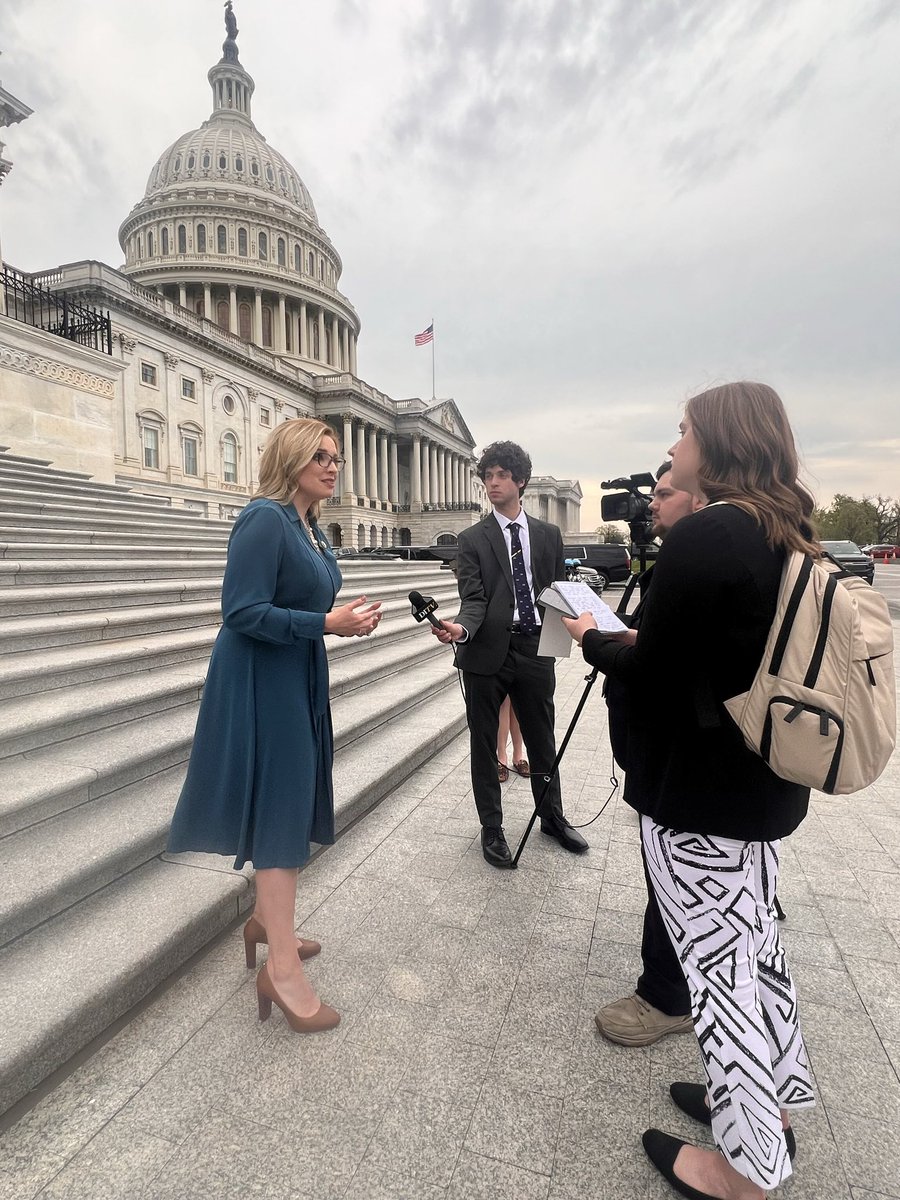 Always a pleasure to see Daily Iowan student journalists when they are in DC. I explained the importance of forcing TikTok to cut ties with Communist China and the impacts of Biden’s border crisis in Iowa.