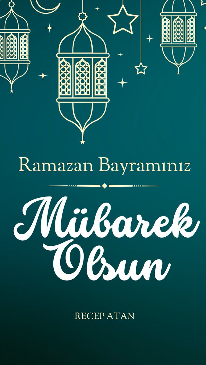 RecepATAN's tweet image. #Ramadan #RamazanBayramı #bayra
