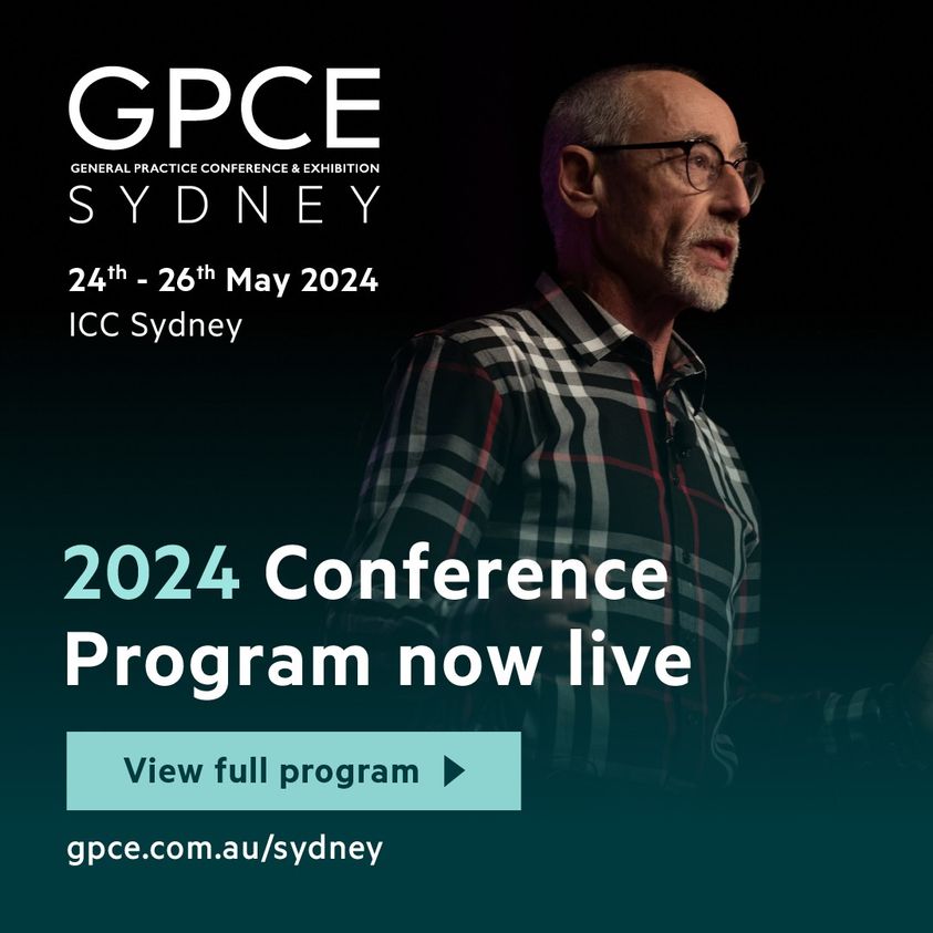 Elevate your practice at #GPCE Sydney 2024 on 24 to 26 May at ICC Sydney! 🔍 Check out the program online and plan your visit ahead - iccsydney.com.au/events/gpce-sy…