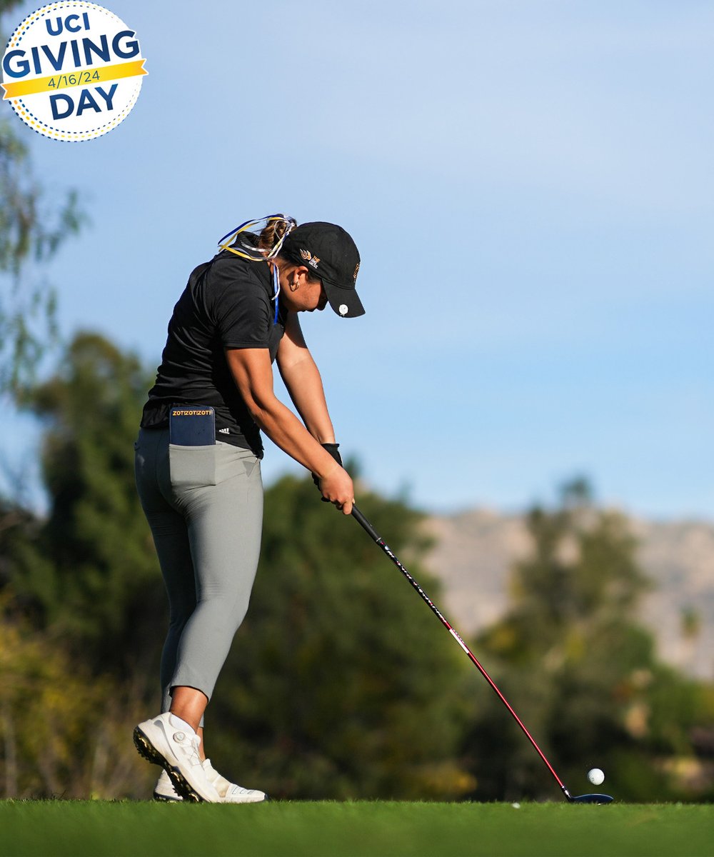 Fellow Anteaters... it feels great to do something good and support UC Irvine Women's Golf for #UCIGivingDay on April 16th, 2024. There’s only 1 WEEK left! Please visit givingday.uci.edu/WomensGolf to make an early gift! #TogetherWeZot | #UCIGivingDay