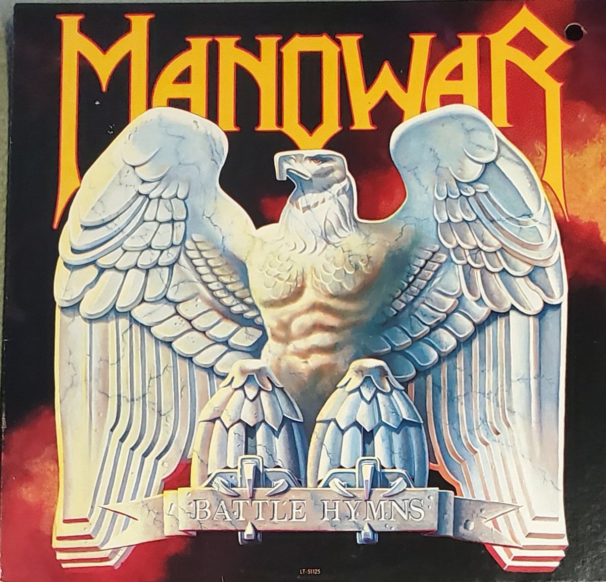 Hi, my name is Clint and I haven't bought a record in well over 3 hours now. Vinyl Anonymous member. 0 days free from the wax.

Blue Öyster Cult - 'Fire Of Unknown Origin' (1981)

Manowar - 'Battle Hymns' (1982)
