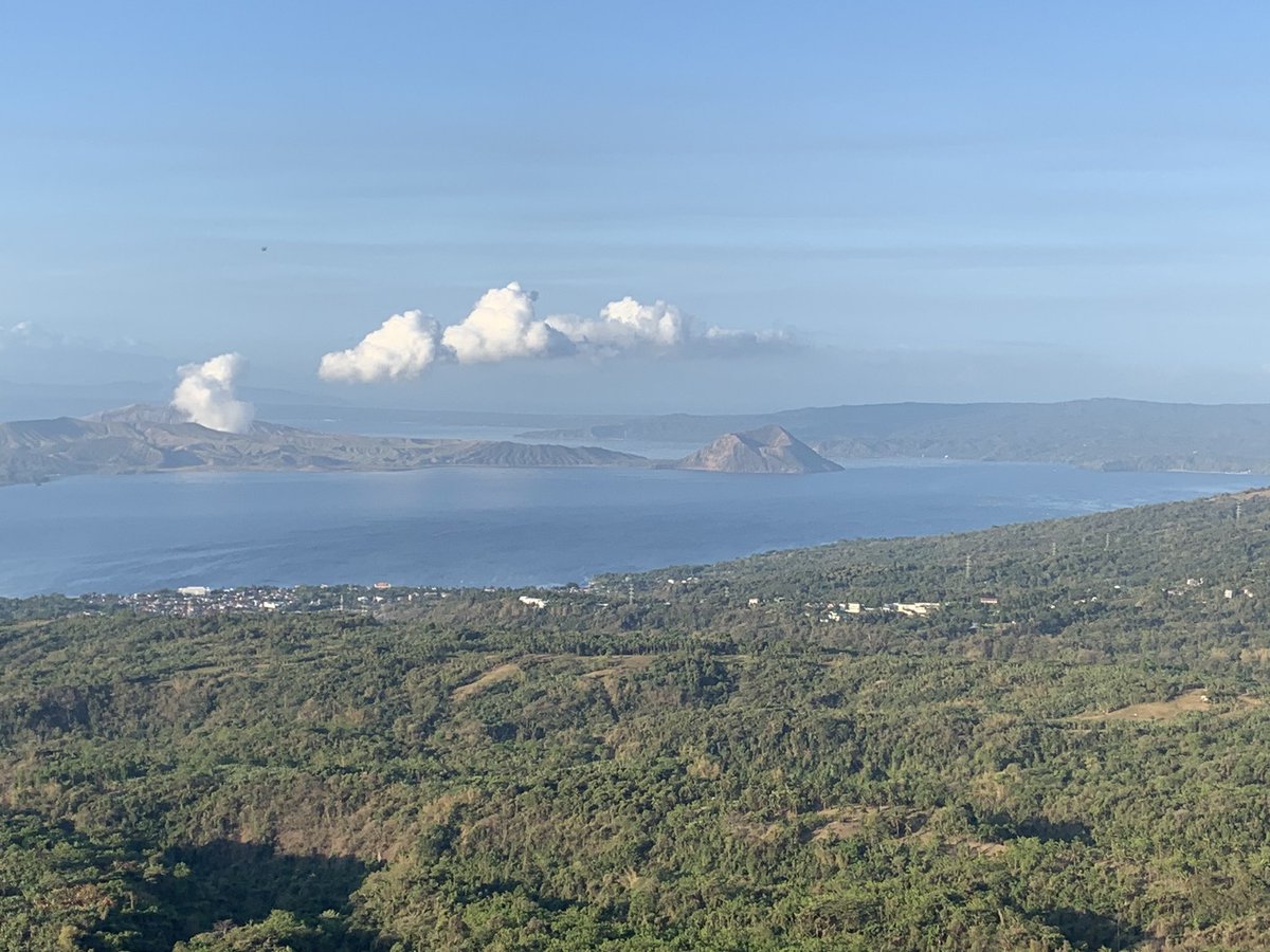 Escaping the heat of Manila to the cooler hills of Tagaytay, home of the world’s smallest active volcano, which last erupted in 2022 but looks calm today. No complaints about my current view!