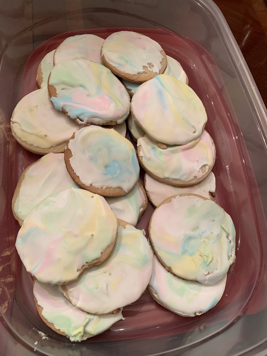AtlantisCooking's tweet image. Spring-swirled cookies