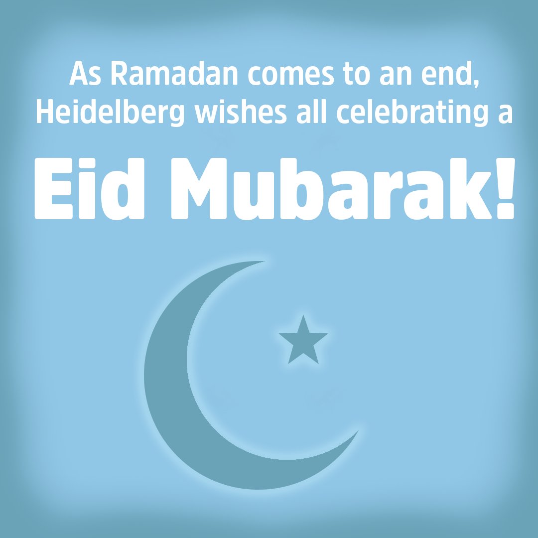 This evening marks the end of Ramadan, and the celebration of Eid ul-Fitr. Eid Mubarak to all celebrating!