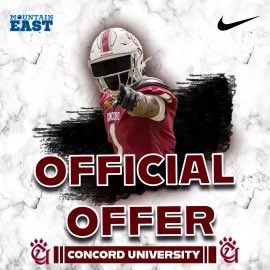 After a Great conversation with @Coach_Robles yesterday I’m blessed to receive a Division II Offer to Concord University. Thanks you @coastfball for guiding me and helping me along this process to continue playing this great game while perusing my education. @bubbagonzalez76…