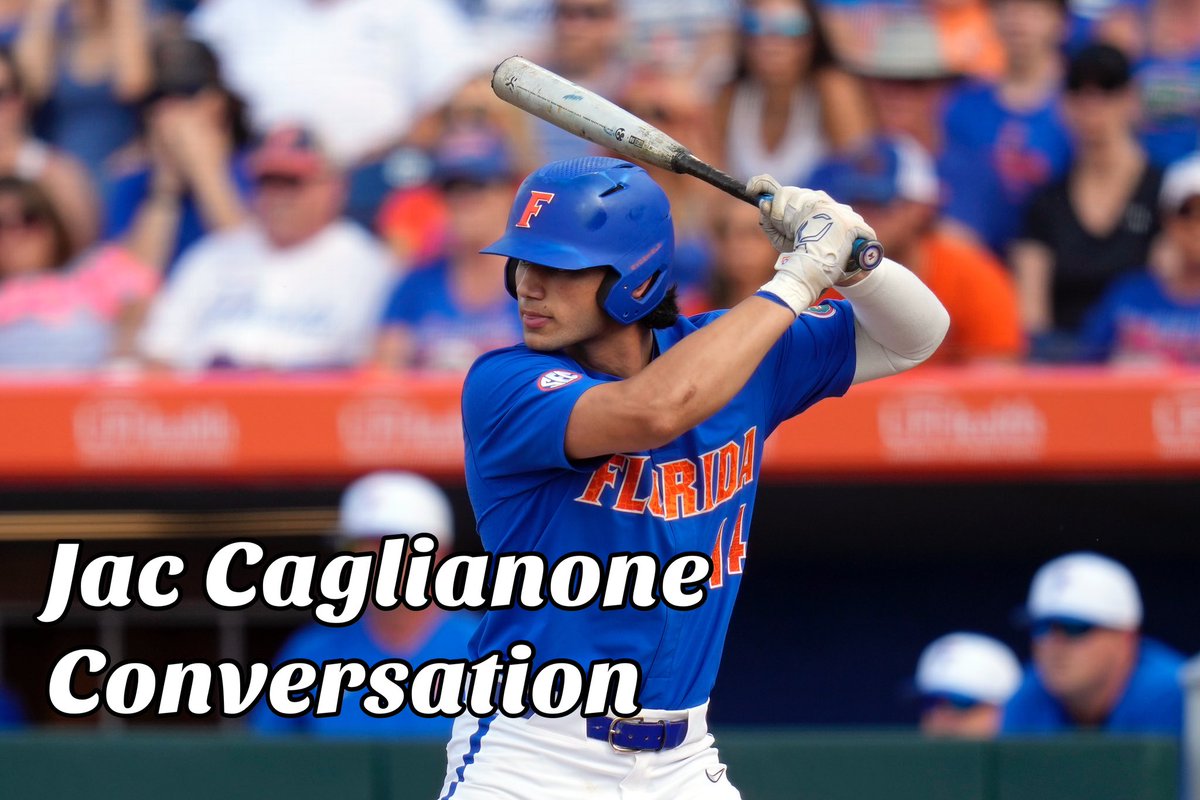 Well that’s didn’t take long. The odds were in our favor for sure with @jac_caglianone and now you can listen to @BenTroupe84 conversation with him (or after the game). We talk about @Fl_Victorious, the 2023 CWS run, playing two ways and more! youtu.be/Pe0OUUnPy44?si…