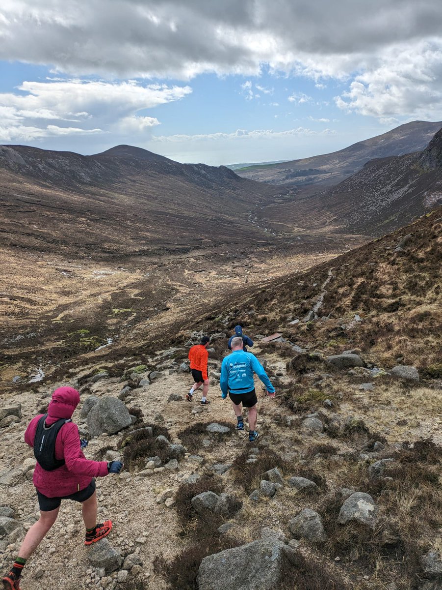 This is one the ways #happiness and #joy looks for me. Love the beauty and the challenge of #MourneMountains! #trailrunning