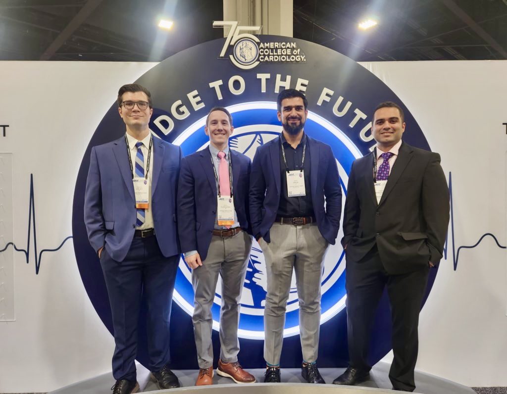 Had a great time at #ACC24. Special thanks to <a href="/SJVNEPA/">Stephen Voyce</a> and <a href="/SAgarwalMD/">Shikhar Agarwal</a> for their mentorship as we had another successful showing of our work on post-ACS care.  <a href="/GeisingerRsrch/">Geisinger Research</a> @Geisinger_IM