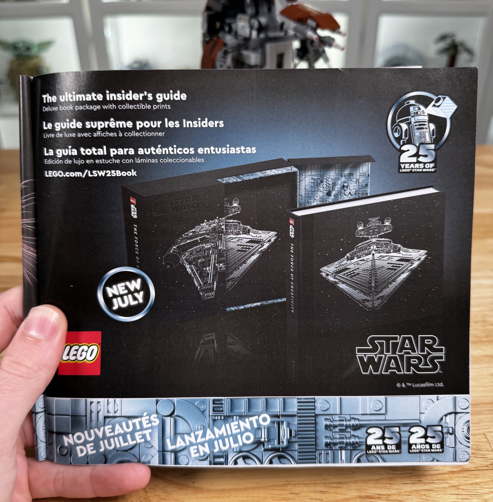 Ryan MandRproductions on X LEGO Star Wars Ultimate Insiders Guide releasing in JULY 2024 I am HYPED I really hope this is as great of a book as it can be