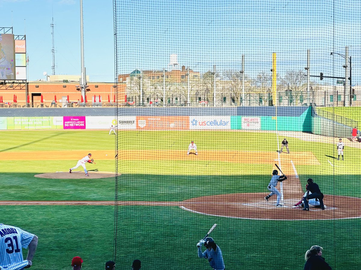 Eclipse yesterday. First pitch today. Let’s play ball! #Peoria #PeoriaChiefs