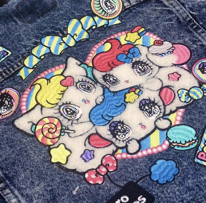 Wappen Denimjacket &amp; Paint Denim 