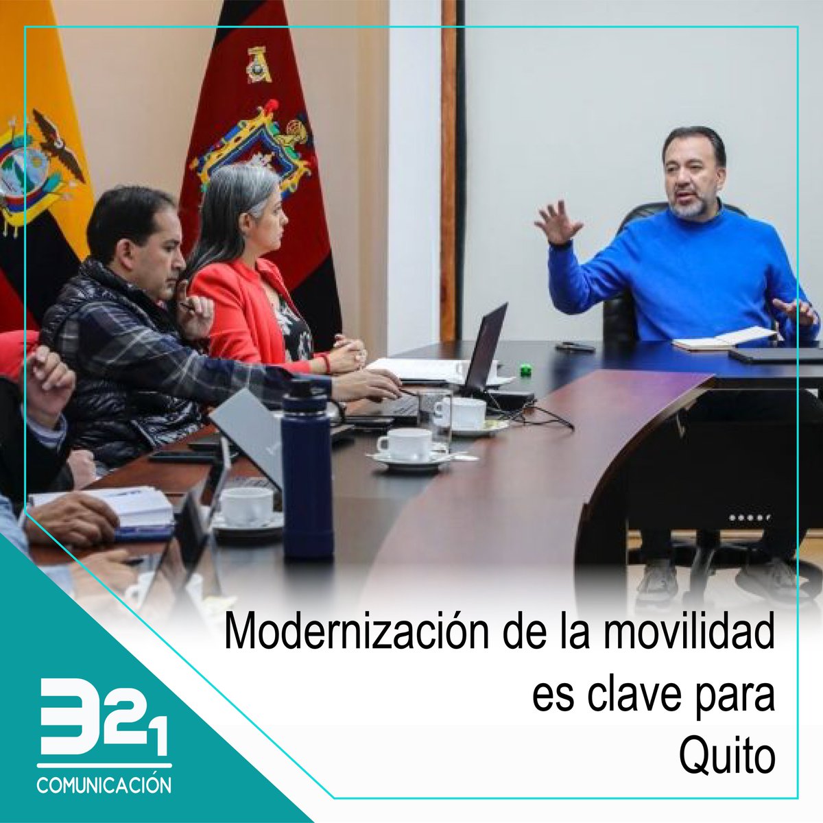 El alcalde Pabel Muñoz informó que se hizo el seguimiento de todos los temas de movilidad en un taller que se desarrolló el pasado viernes. Dijo que la movilidad, junto a la seguridad y el comercio autónomo son tres temas importantes de #quito.

Más info: n9.cl/ihtla