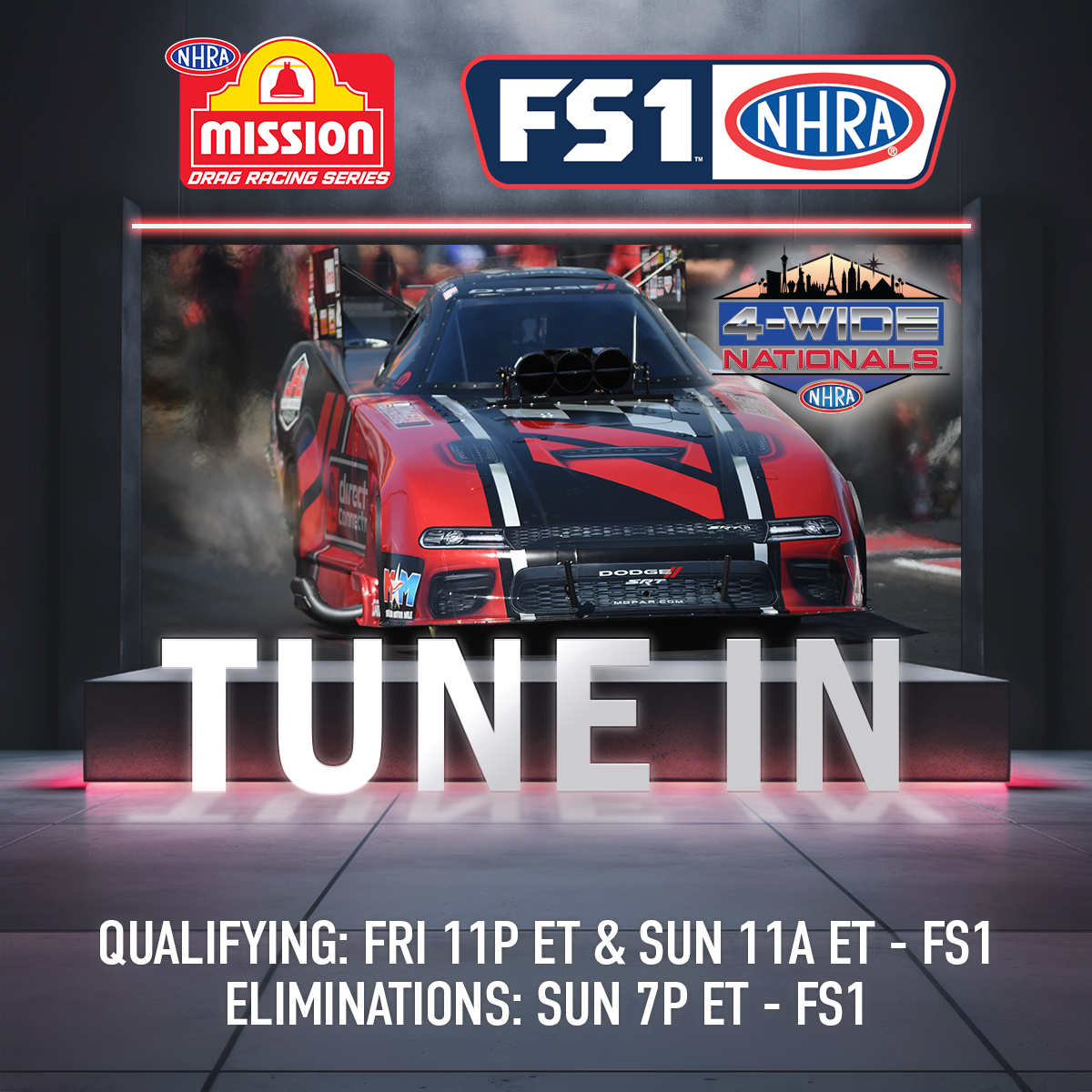 #NHRA Four-Wide Nationals this weekend at @LVMotorSpeedway Get tickets to @MissionFoodsUS 35th Annual @NHRA #northwestnats event happening at #theplacetorace July 19 – 21 NOW → pacificraceways.com/nhra #Vegas4WideNats #SpeedForAll #NHRAonFOX