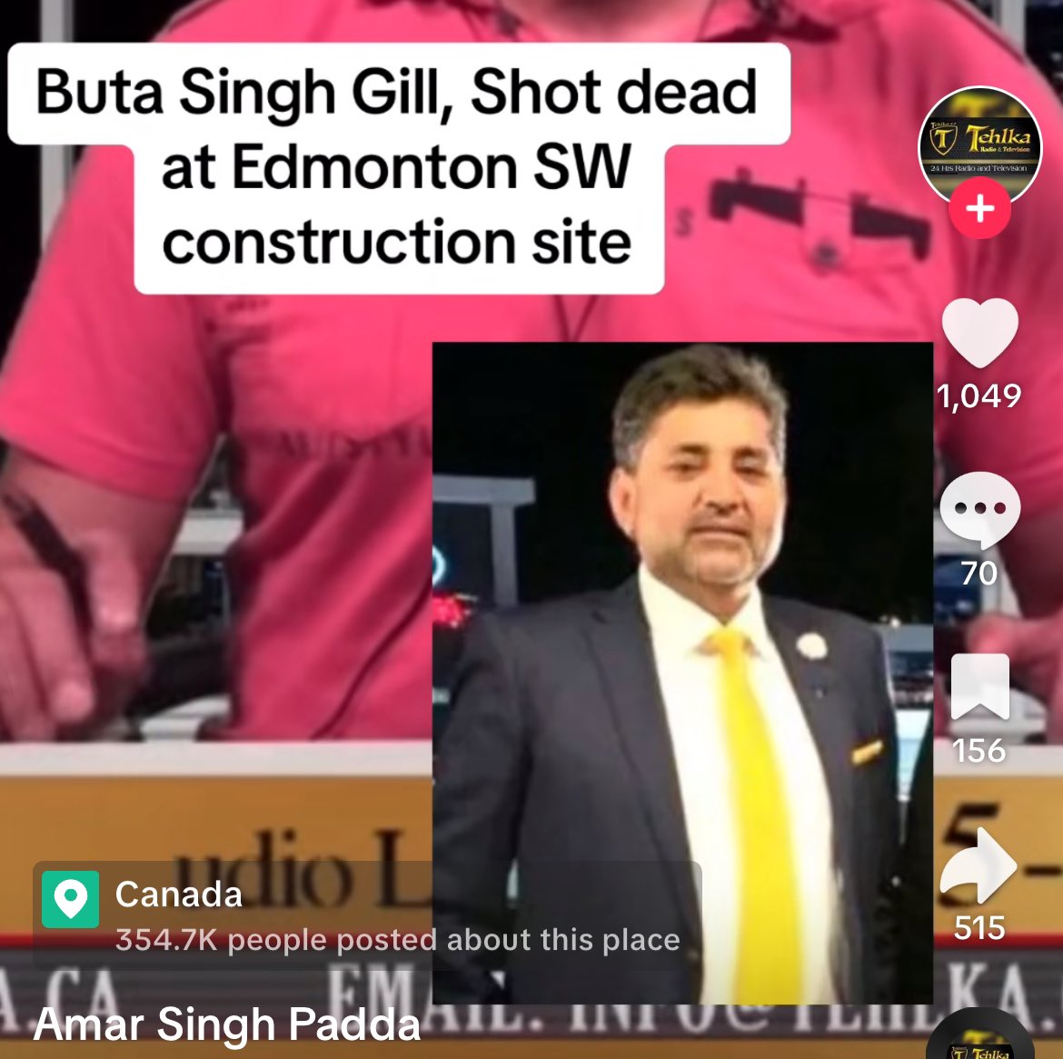 Disturbing News again coming from Kanaada,Punjabi man killed other Punjabi 😢@JaipurDialogues @Sanjay_Dixit @Bhaveshlivelife @trollove1 @PurnimaNath