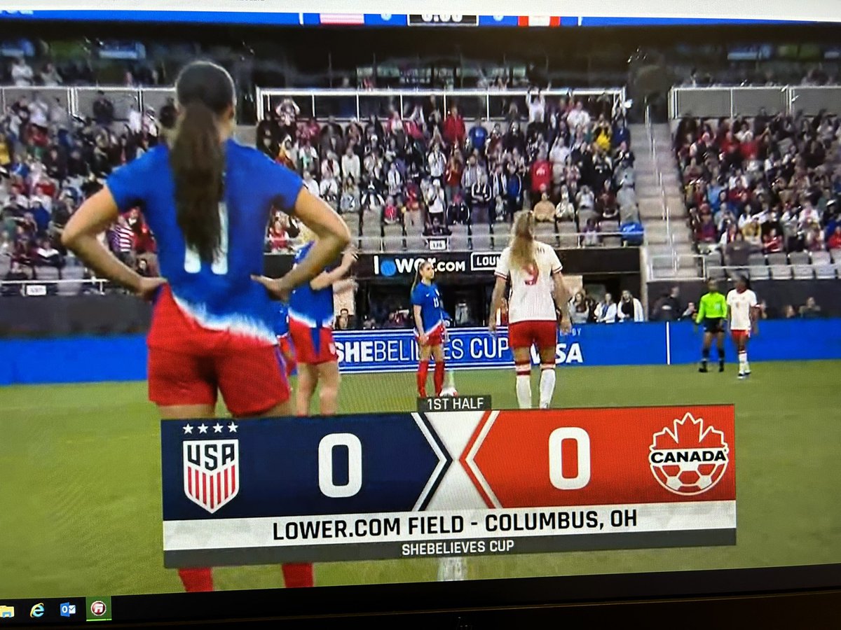 Vámonos con la gran final de la #SheBelievesCup @USWNT vs @CanadaSoccerEN Los esperamos por la pantalla de #ESPN #ESPNenStarPlus ⚽️ junto a @Ruthcarrilloym