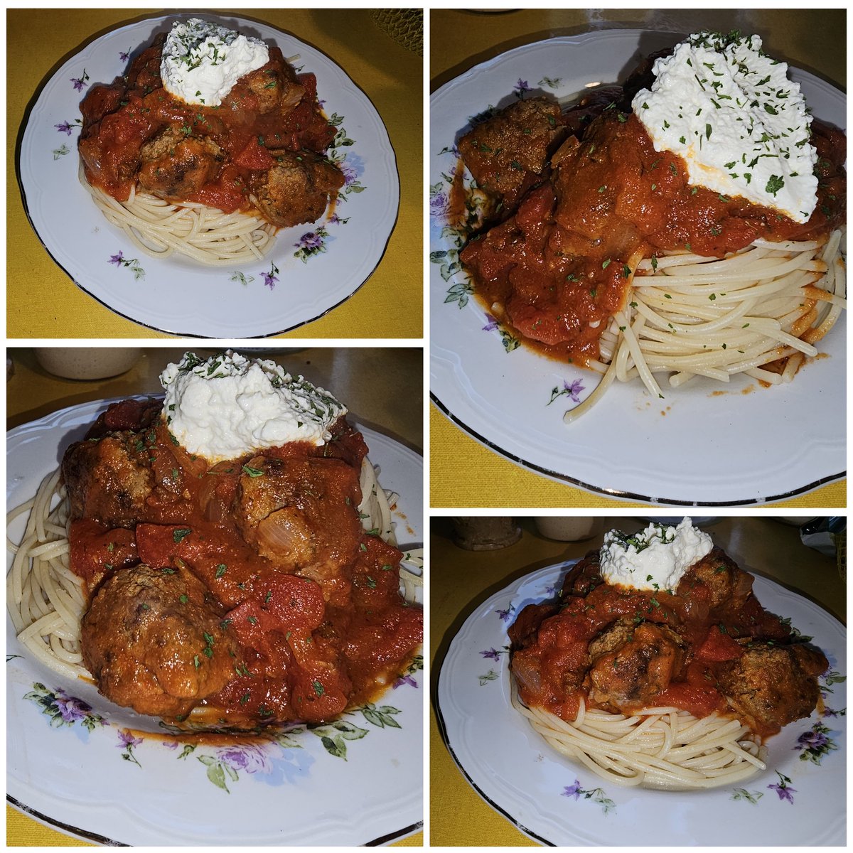 Spaghetti and meatballs tonight on the ol homestead.
#AzrielsAcres 
#HomeCook 
#FoodDork