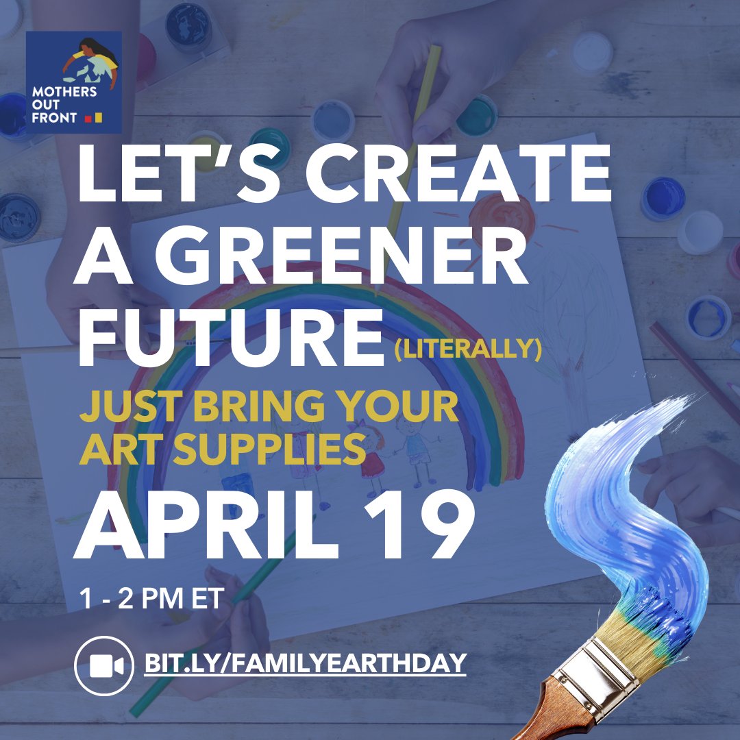 This Earth Day, let’s get creative for our planet! Join us for a special family Earth Day climate art workshop with @NicoleKelner! 🌎🔗RSVP at bit.ly/familyearthday