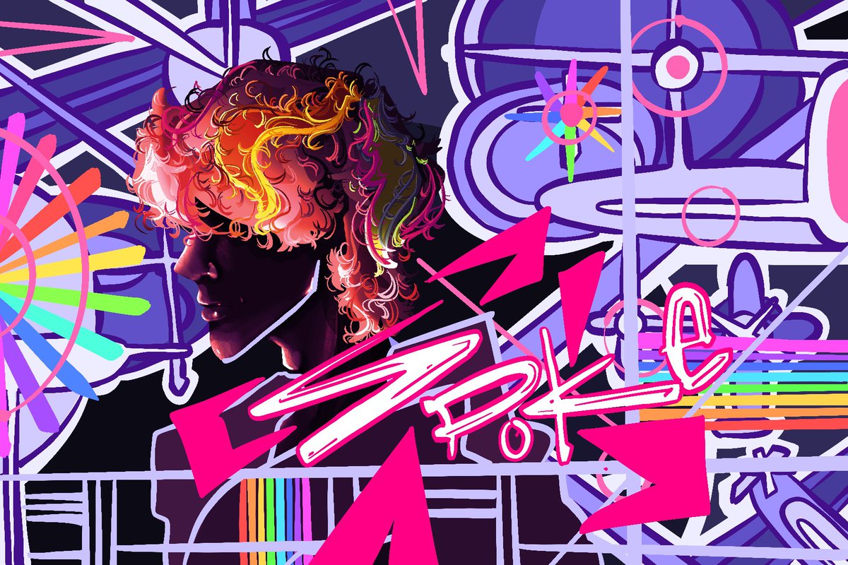 Atlantic_Lopez's tweet photo. Just having some fun featuring Spoke with backgrounds since I suck at adding them to drawings (probably because I suck at them so I drew random shapes 🥰)
#spokeisherefanart #spokefanart #lifestealfanart https://t.co/6mK9ywwtPQ
